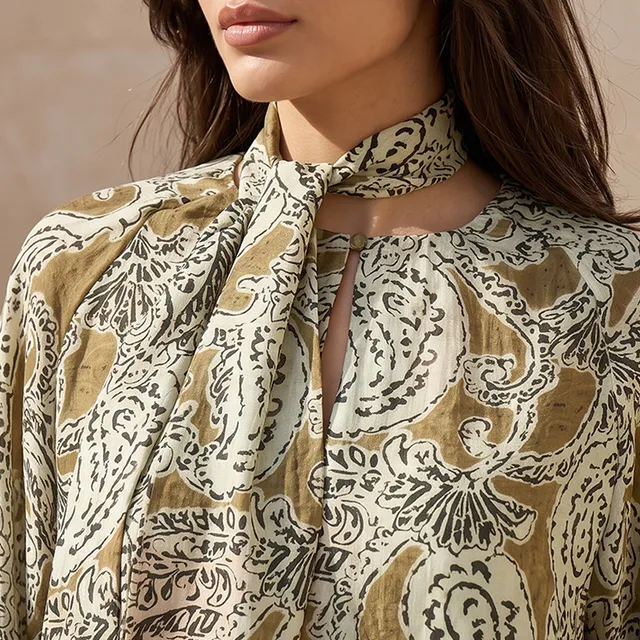 Splash Smart Printed Fringe Detail Top – image 6