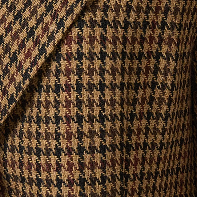 Splash Smart Long Trench Coat with Checked Detail – image 8