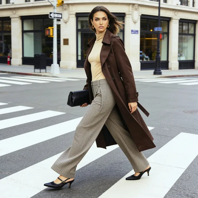 Splash Smart Suede Trench Coat with Belt