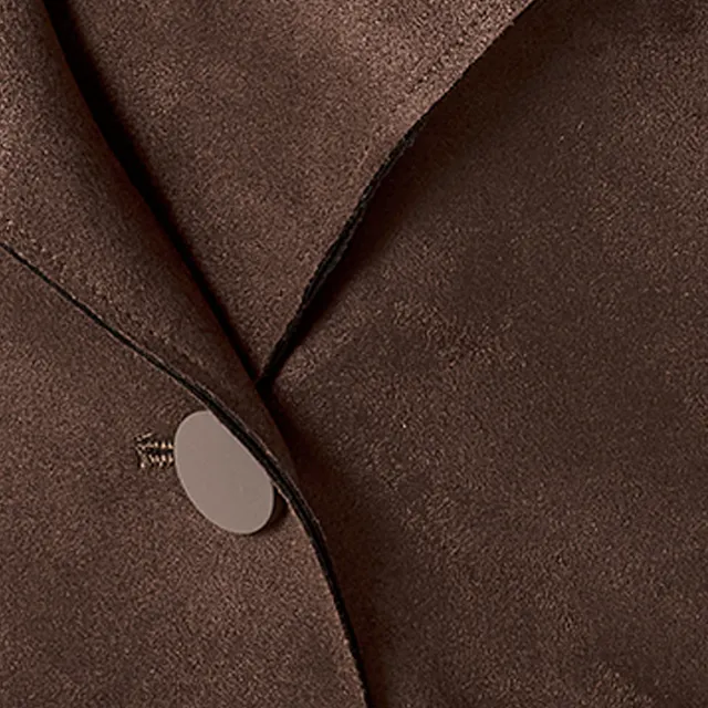 Splash Smart Suede Trench Coat with Belt – image 7