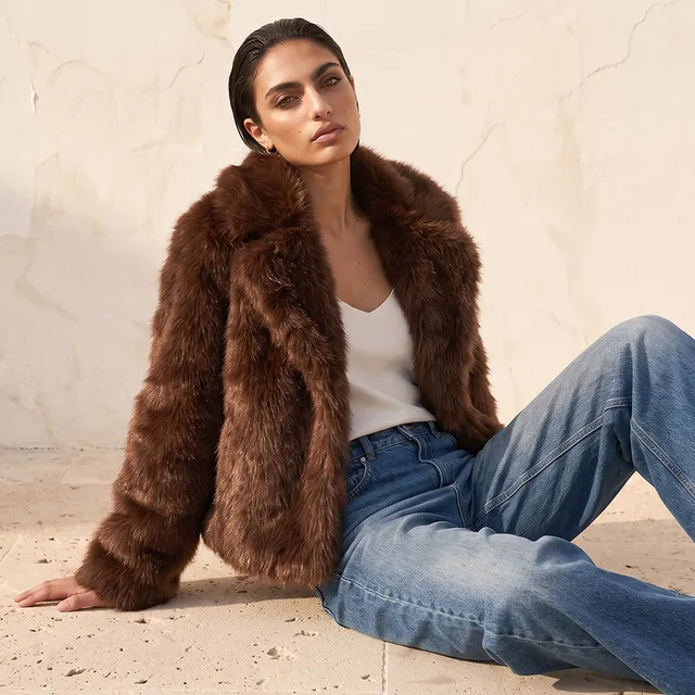 Splash Smart Jacket with Faux Fur