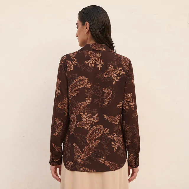 Splash Smart Shirt with Paisley Print – image 3