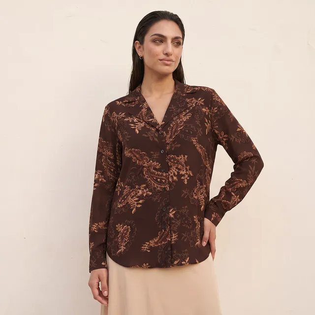 Splash Smart Shirt with Paisley Print – image 5
