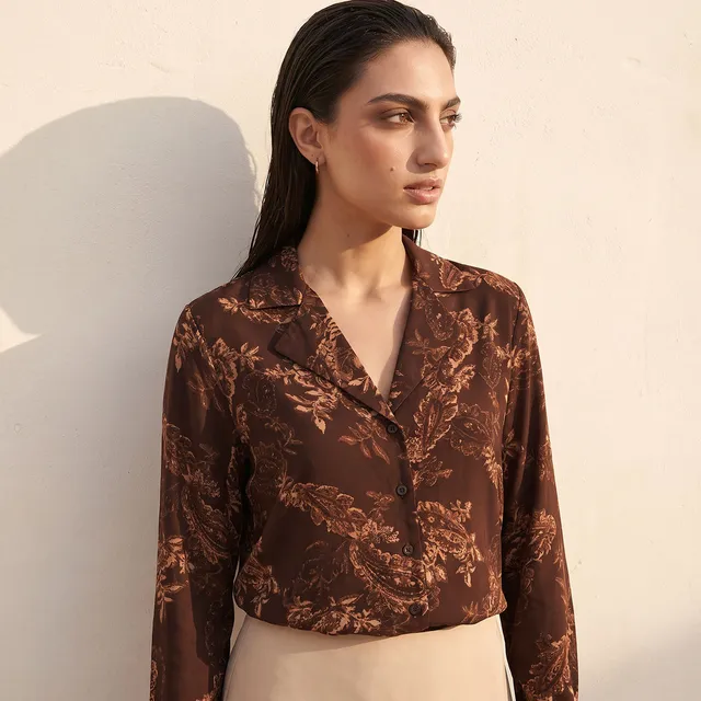 Splash Smart Shirt with Paisley Print – image 6