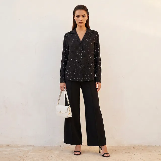 Splash Smart Shirt with Polka Dot Print – image 2