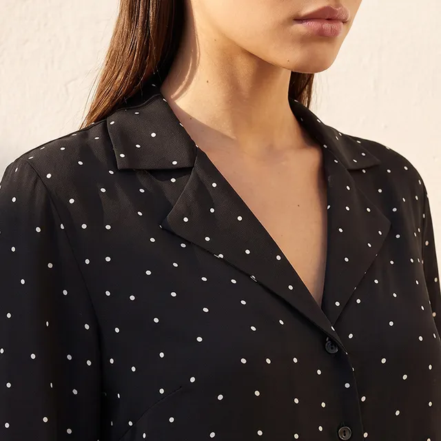 Splash Smart Shirt with Polka Dot Print – image 5