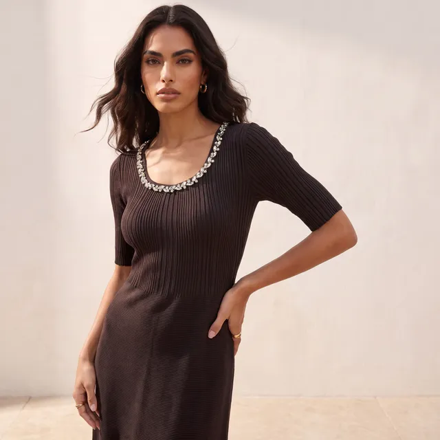 Splash Smart Maxi Dress with Embellishment – image 5