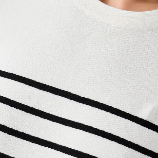 Regular Fit Striped Crew Neck Sweater – image 5