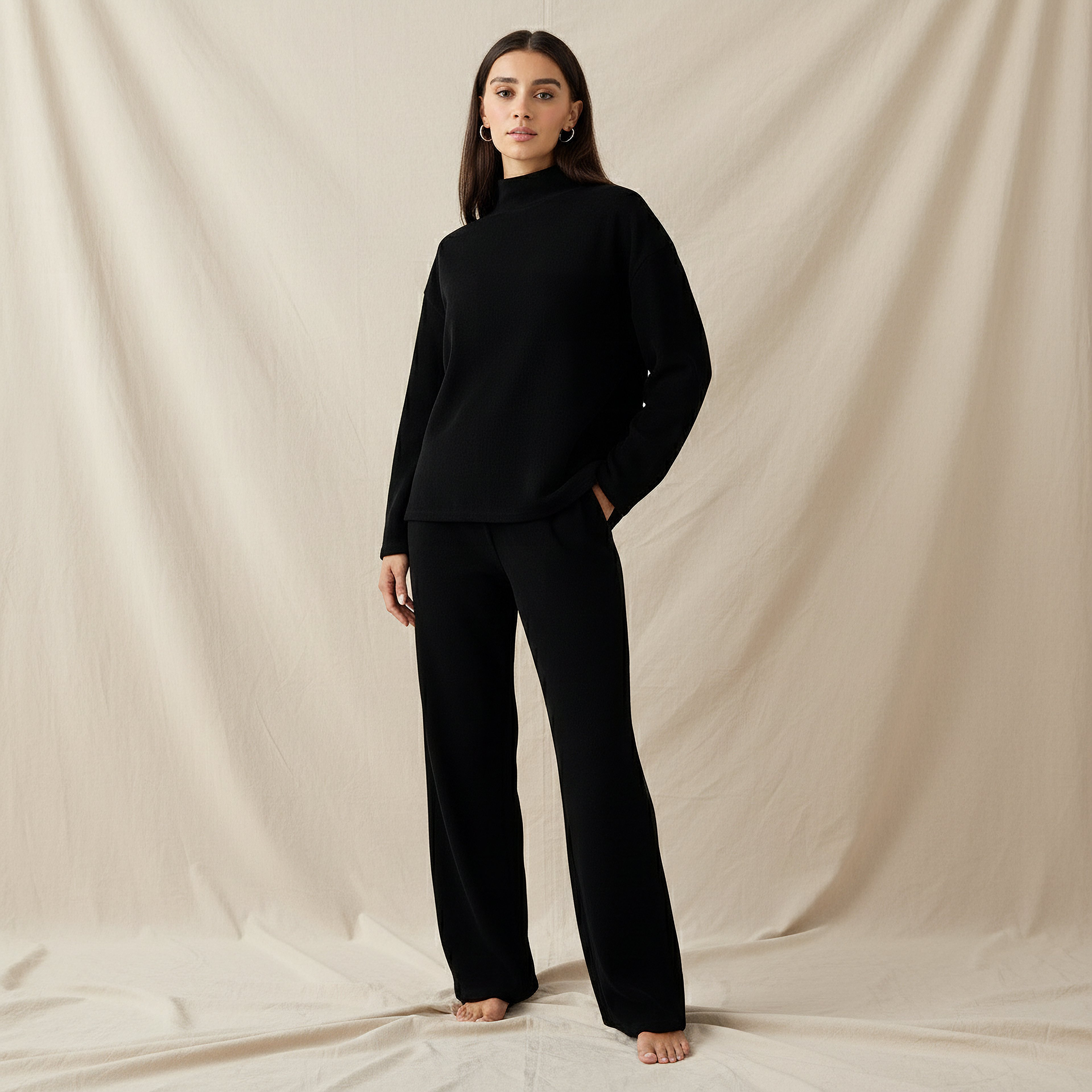 Regular Fit Turtleneck T-shirt