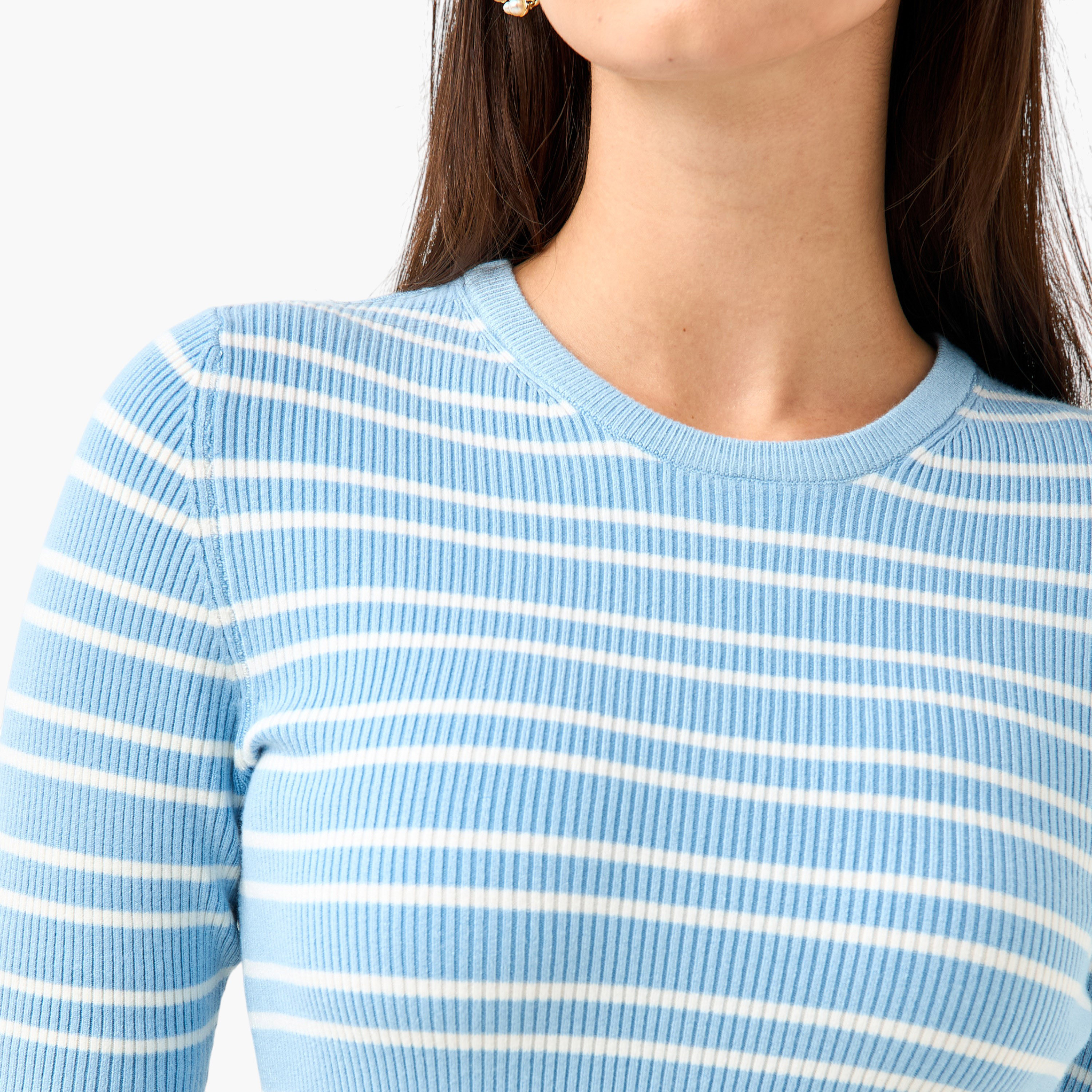 Striped Crew Neck Sweater