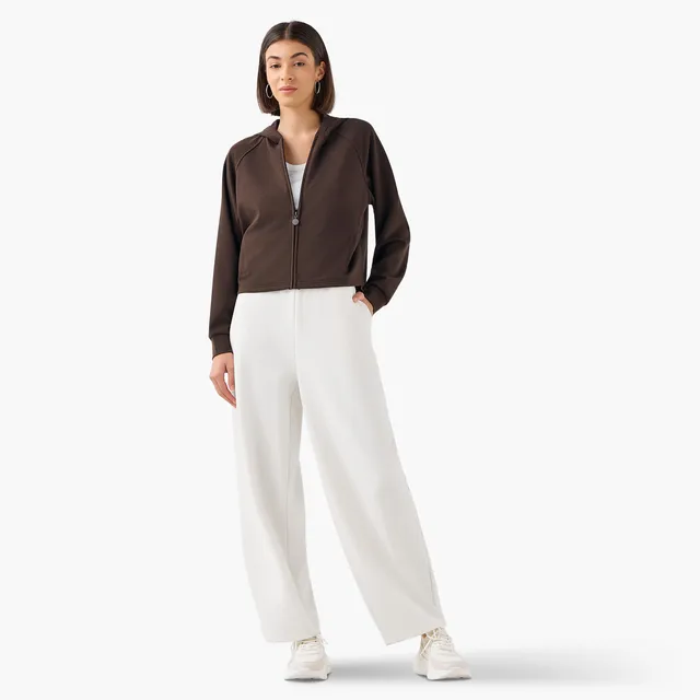 Hoodie with Ribbed Design – image 2