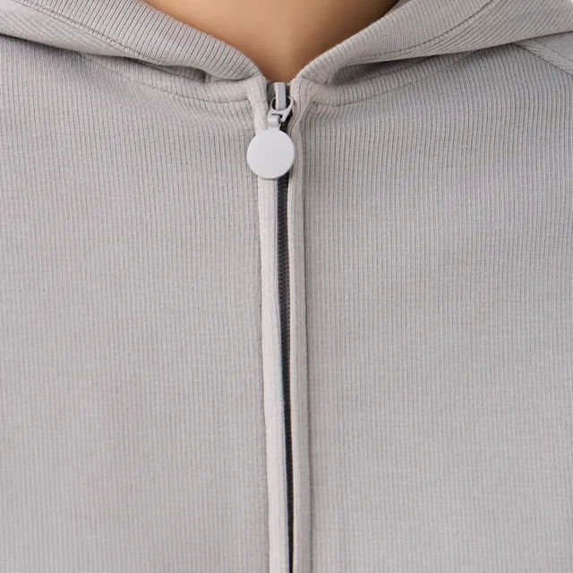 Hoodie with Ribbed Design – image 4