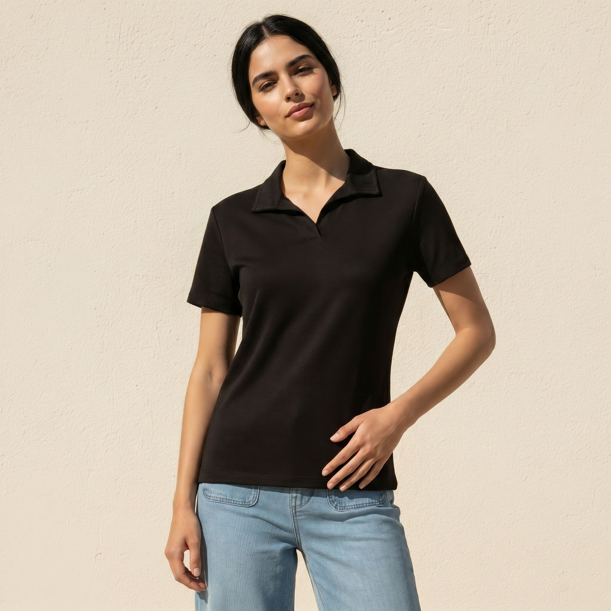 Johnny Collar T-shirt