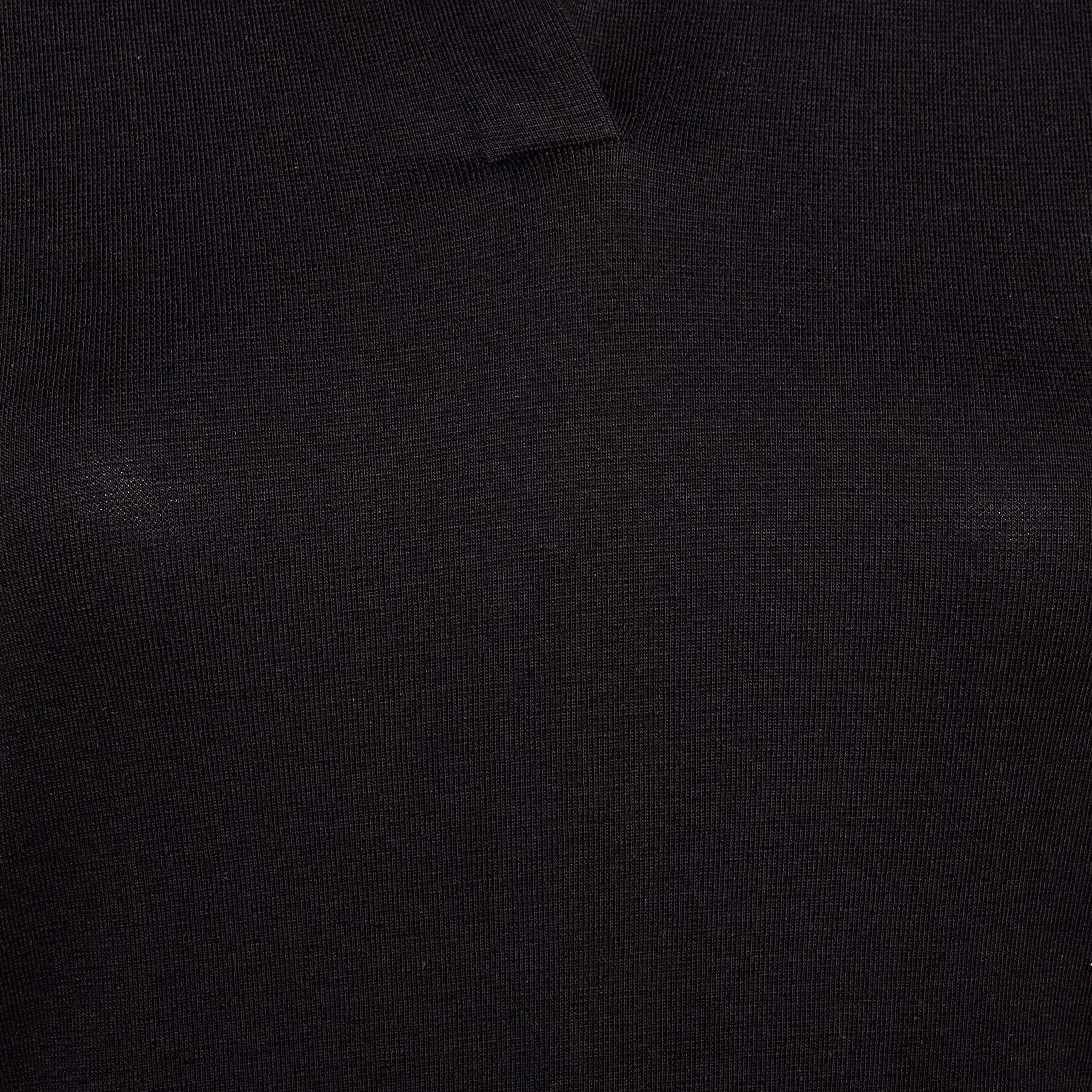 T-shirt with Johnny Collar