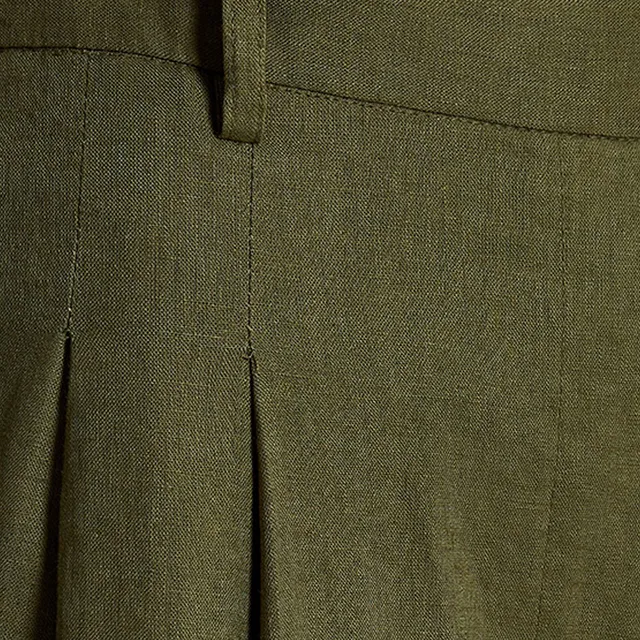 Splash Basics Flexi Waist Linen Blend Wide Leg Trousers – image 2