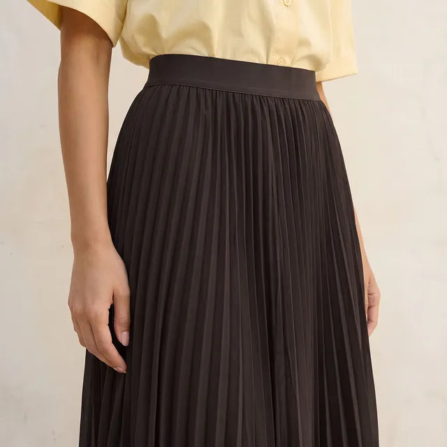 Splash Basics Midi Skirt with Pleated Design – image 6