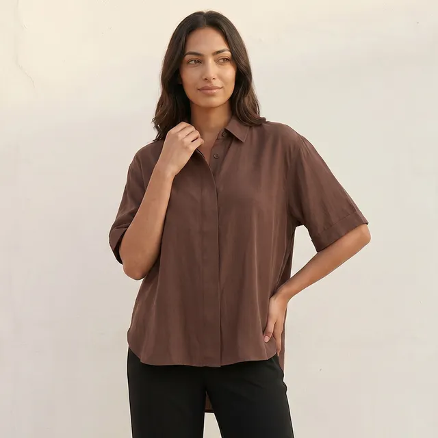 Splash Basics Shirt with Concealed Placket