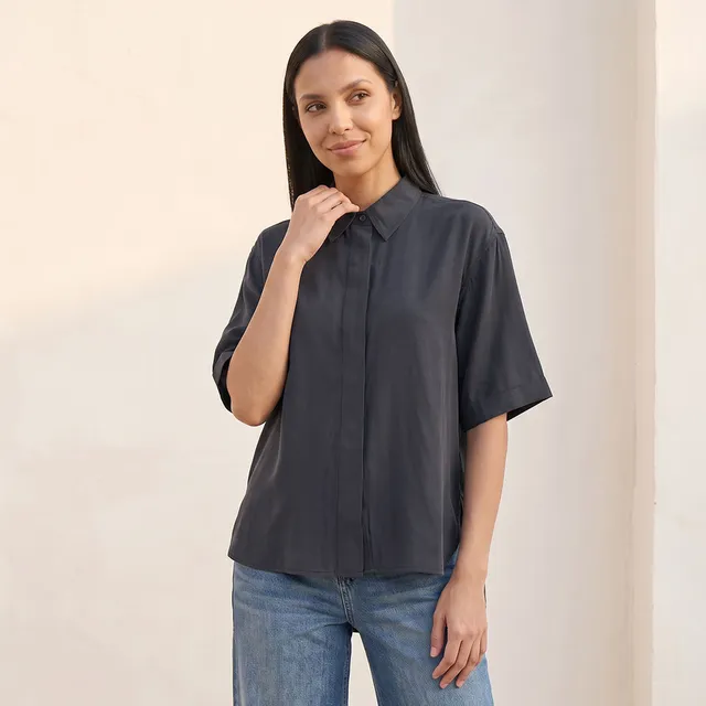 Splash Basics Shirt with Concealed Placket