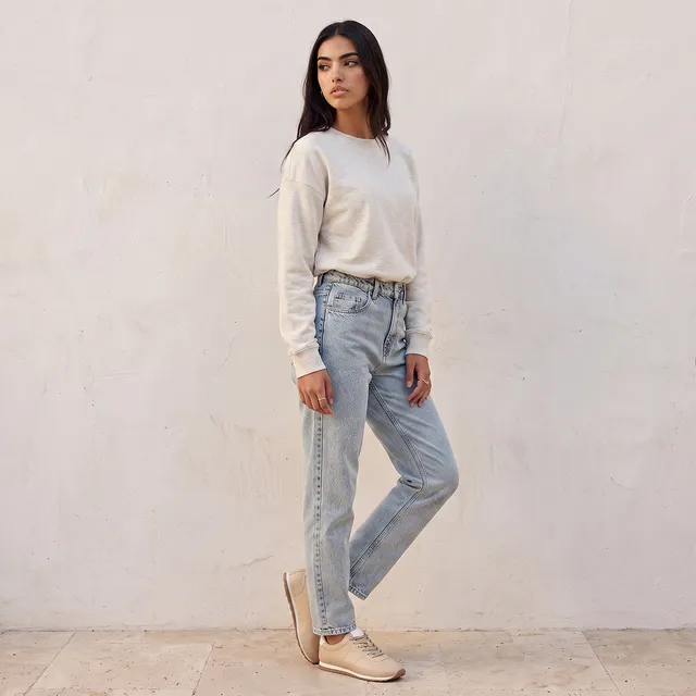 Splash Basic Sweatshirt with Drop Shoulder – image 6