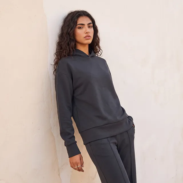 Splash Basics Hoodie with Wide Hem – image 2