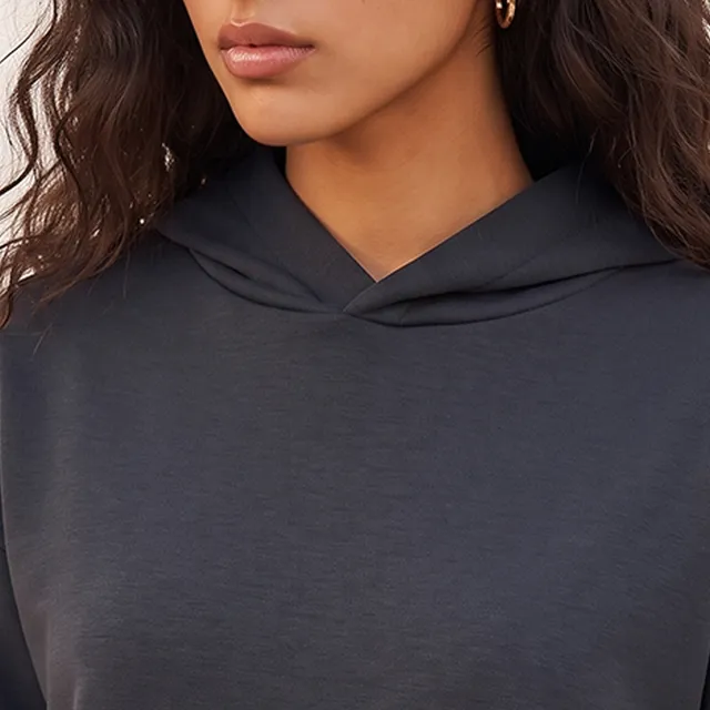Splash Basics Hoodie with Wide Hem – image 6