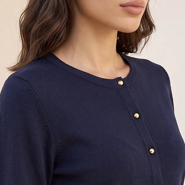 Splash Basics Round Neck Cardigan – image 6