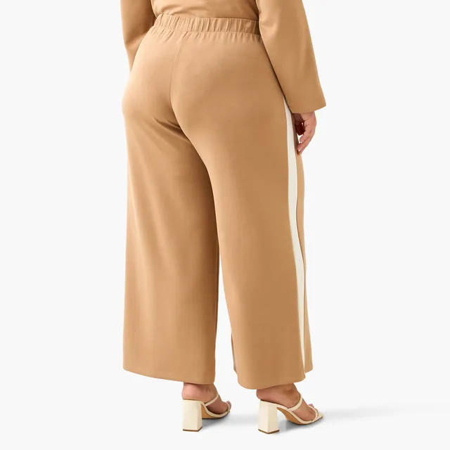 Ulla Popken Tape Detail Wide Leg Pants – image 4