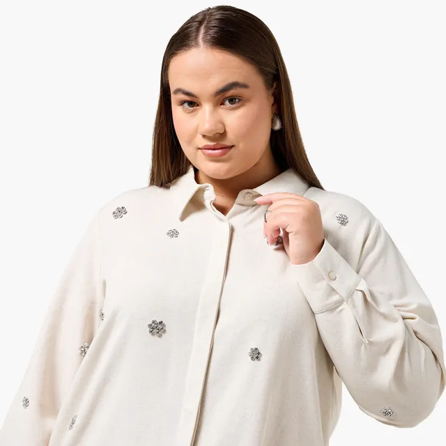 Ulla Popken Shirt with Embellishment – image 6
