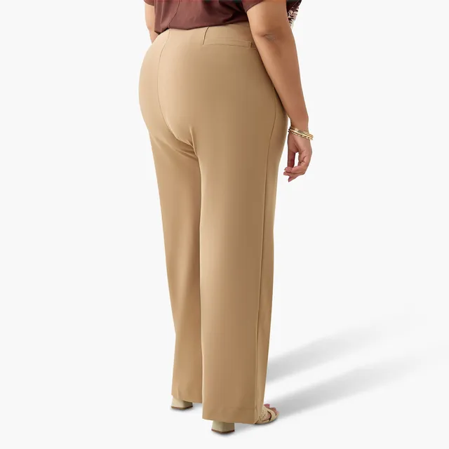 Ulla Popken Straight Fit Ponte Trousers – image 4