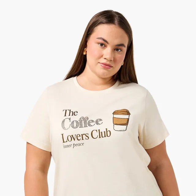 Ulla Popken Relaxed Fit Cotton T-shirt with Slogan Print – image 5