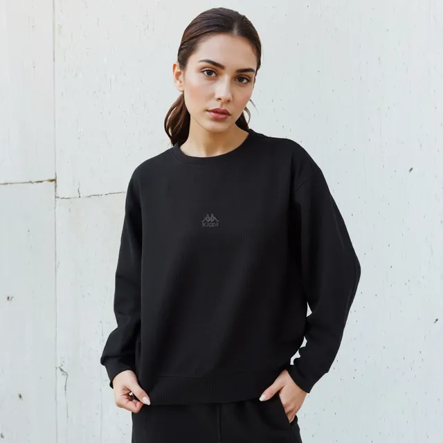 Kappa Women Regular Fit Ribbed Sweatshirt