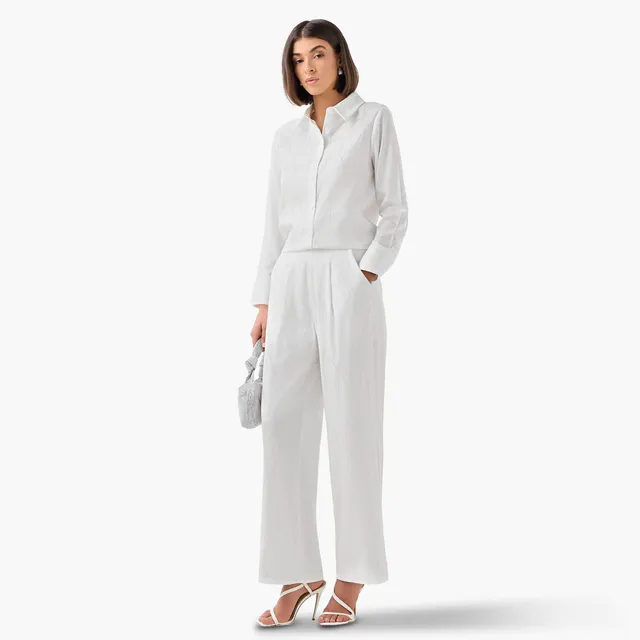 Embellished Wide-Leg Trousers – image 4