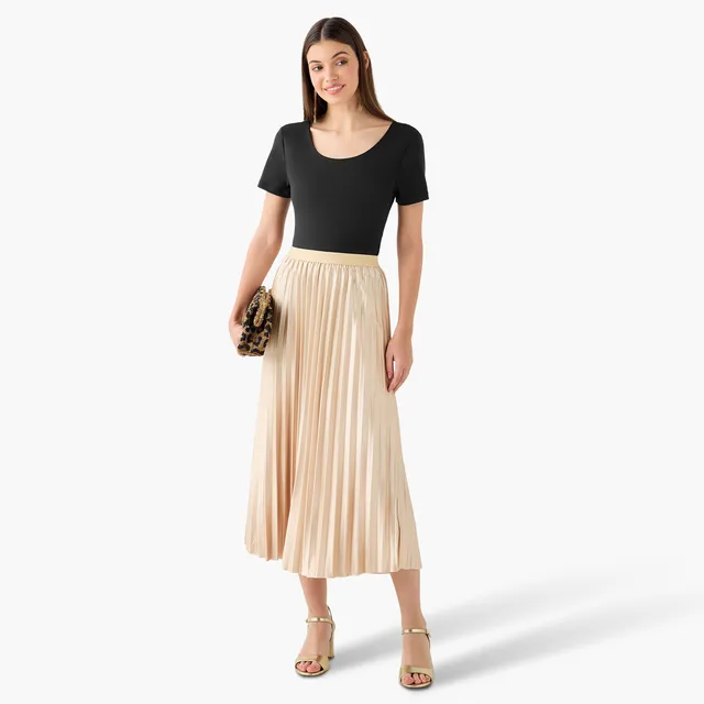 Pleated Midi Skirt – image 5