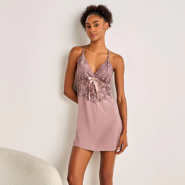 Splash Fav Sleeveless Slip Dress with Robe – image 2