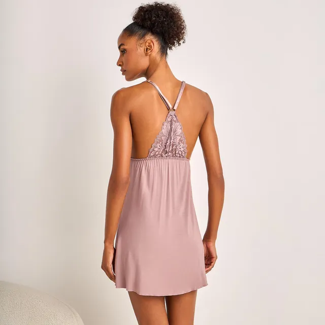 Splash Fav Sleeveless Slip Dress with Robe – image 4