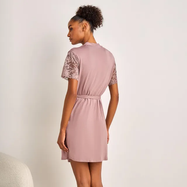 Splash Fav Sleeveless Slip Dress with Robe – image 5