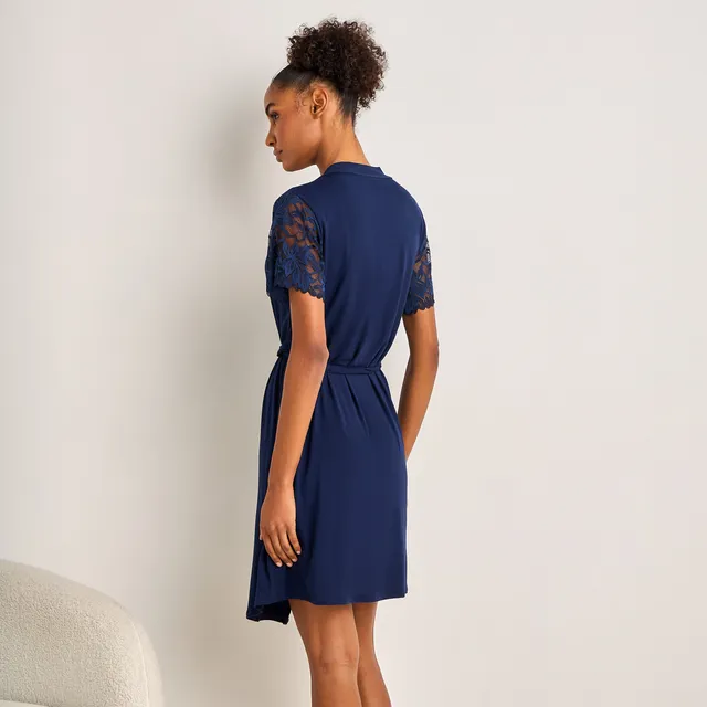 Splash Fav Sleeveless Slip Dress with Robe – image 5
