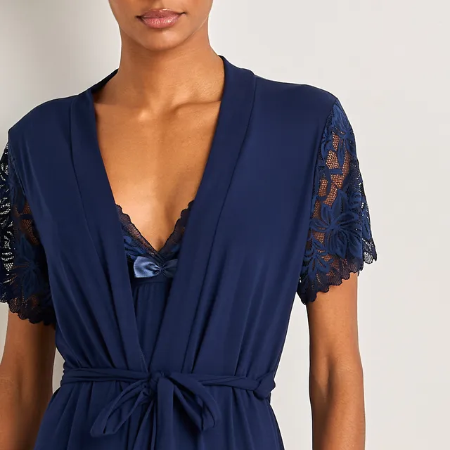 Splash Fav Sleeveless Slip Dress with Robe – image 7
