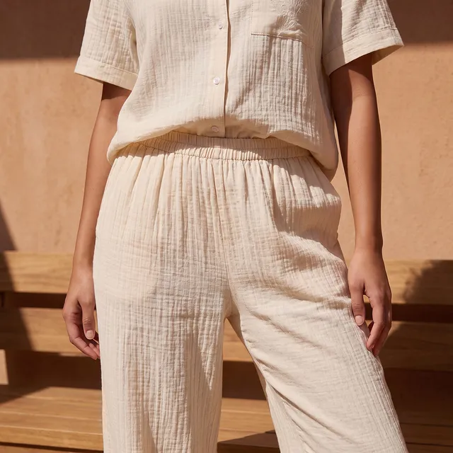 Splash Fav Viscose Textured Shirt and Pyjama Set – image 7