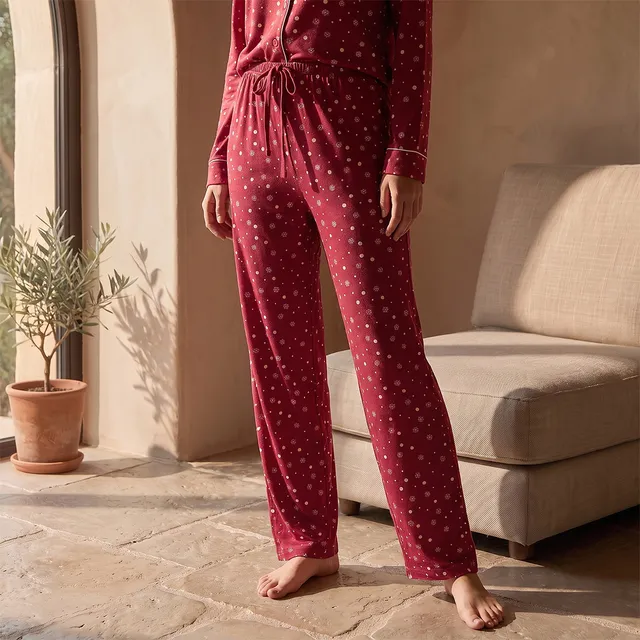Splash Fav Printed Button-Down Shirt and Pyjamas Set – image 5