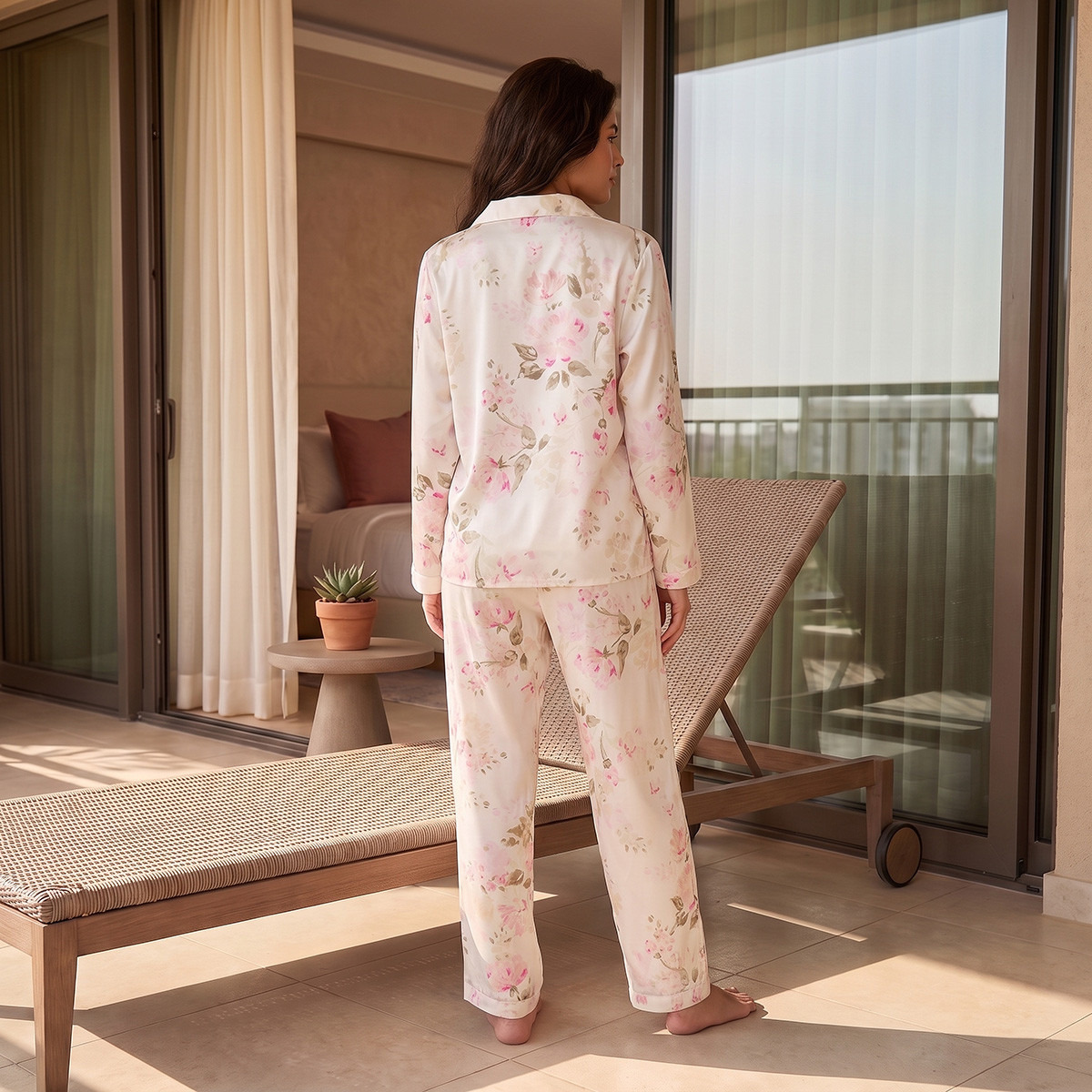 Splash Fav Floral Print Shirt and Pyjama Set
