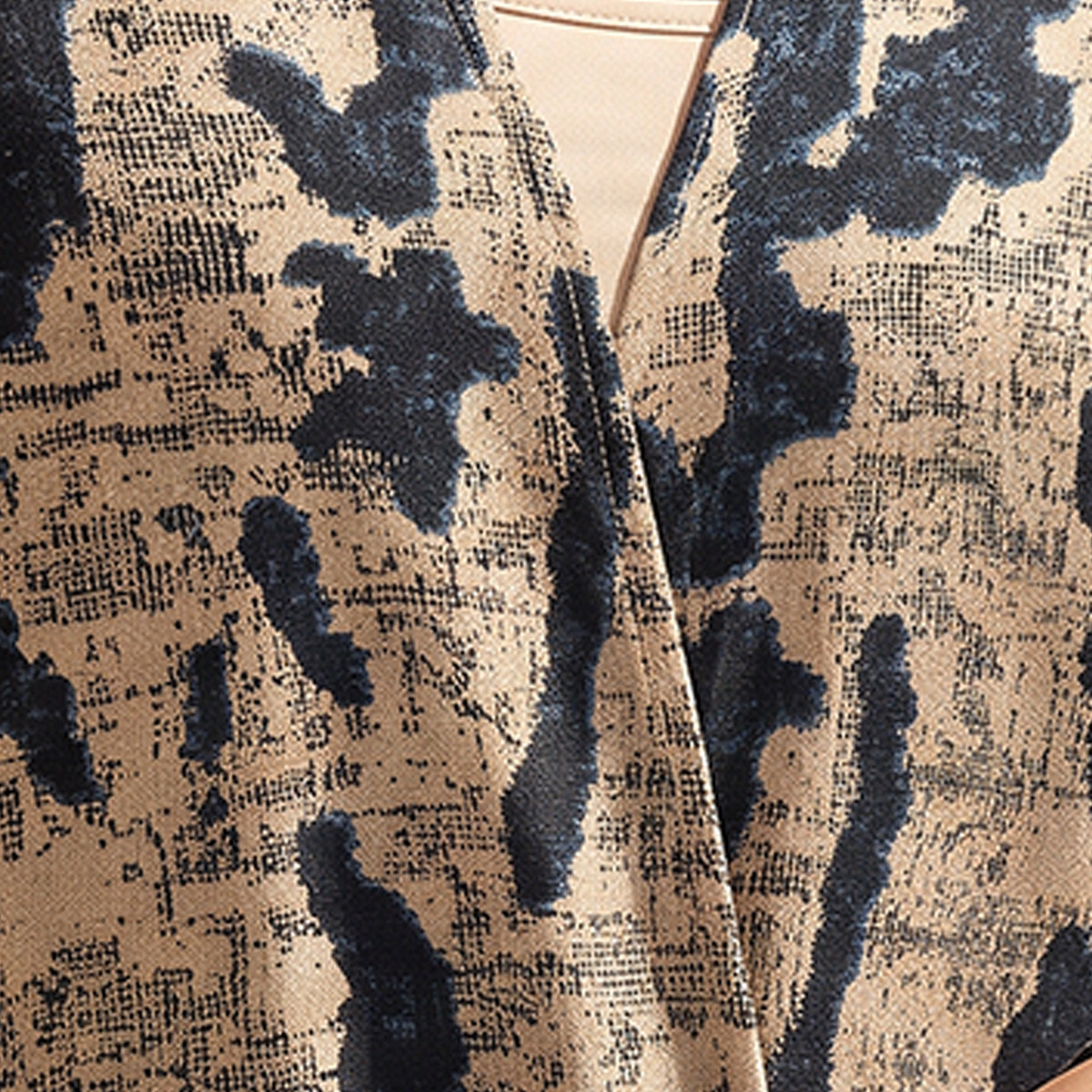 Splash Fav Abstract Print Longline Kimono Shrug