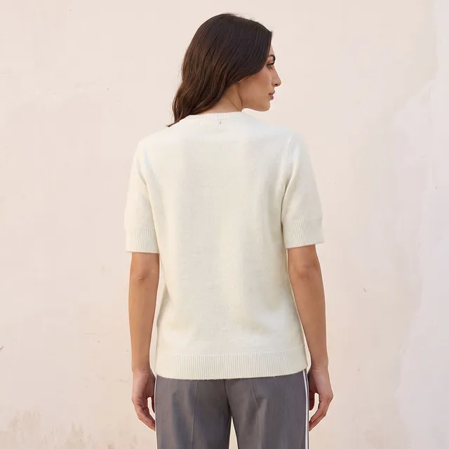 Splash Fav Tie Detail Textured Sweater – image 3