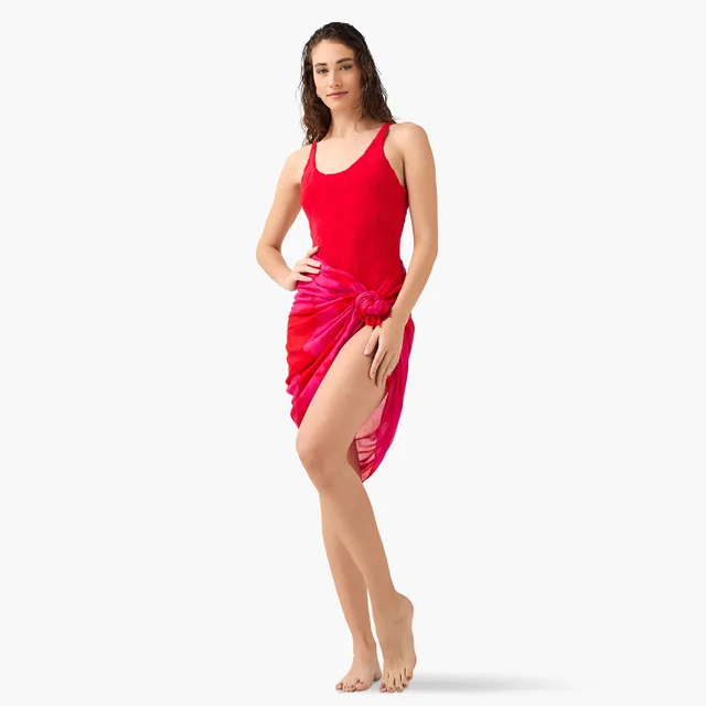 Women's Textured One-Piece Swimsuit - Slim Fit – image 5