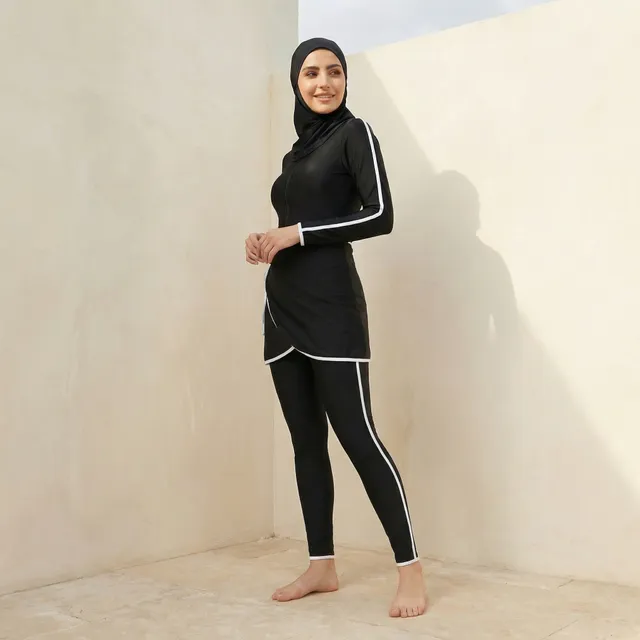 بوركيني بحوّاف متباينة – صورة 4