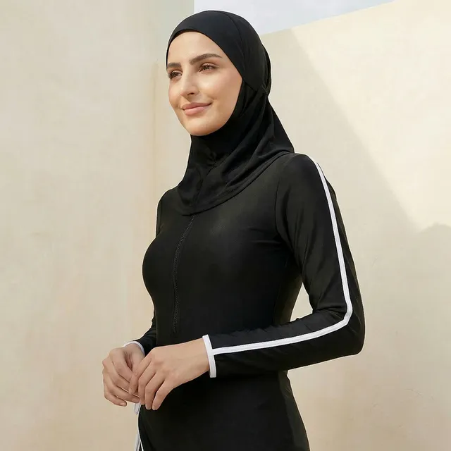 بوركيني بحوّاف متباينة – صورة 5