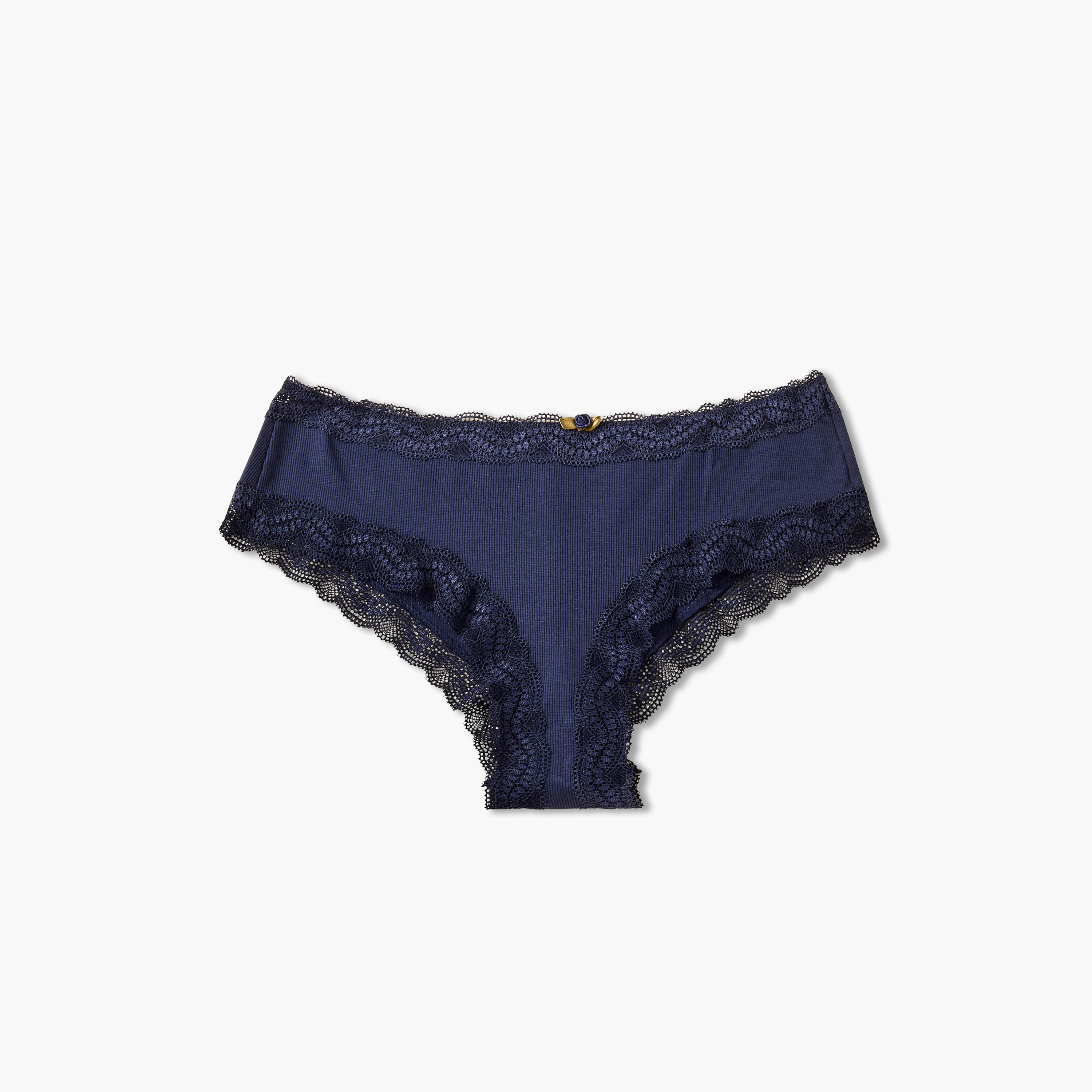Set of 2 -Splash Intimates Lace Detail Bikini Briefs