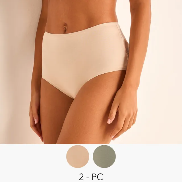 Set of 2 -Splash Intimates High Waist Full Briefs