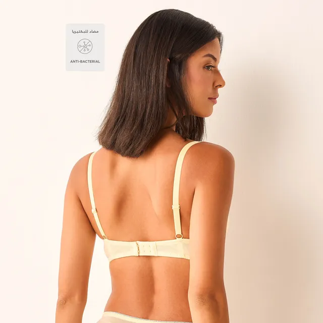 Splash Intimates Mesh and Lace Padded Wired Demi Bra – image 2