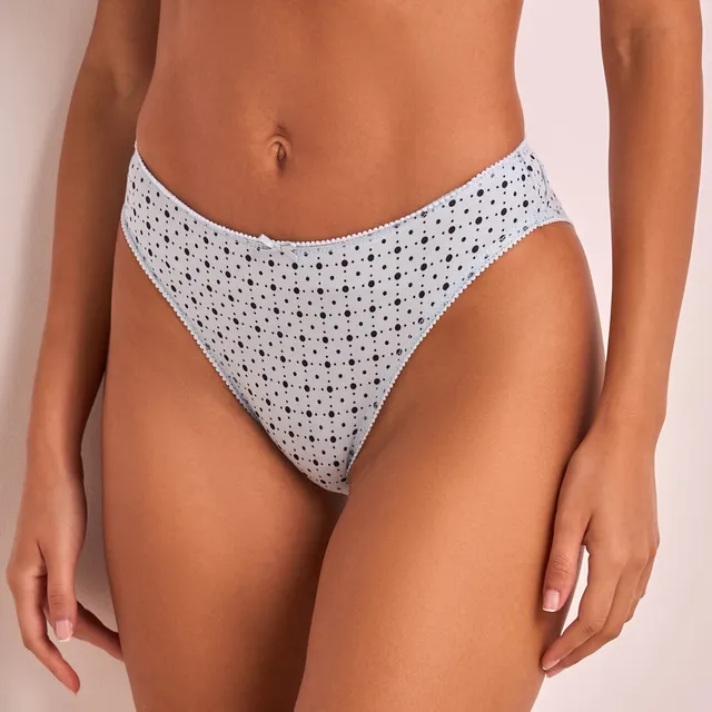 Set of 5 -Splash Intimates High Leg Bow Accent Briefs – image 5
